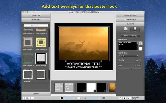 Text Overlays