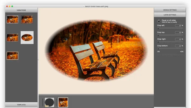 Mask frames in ImageFramer