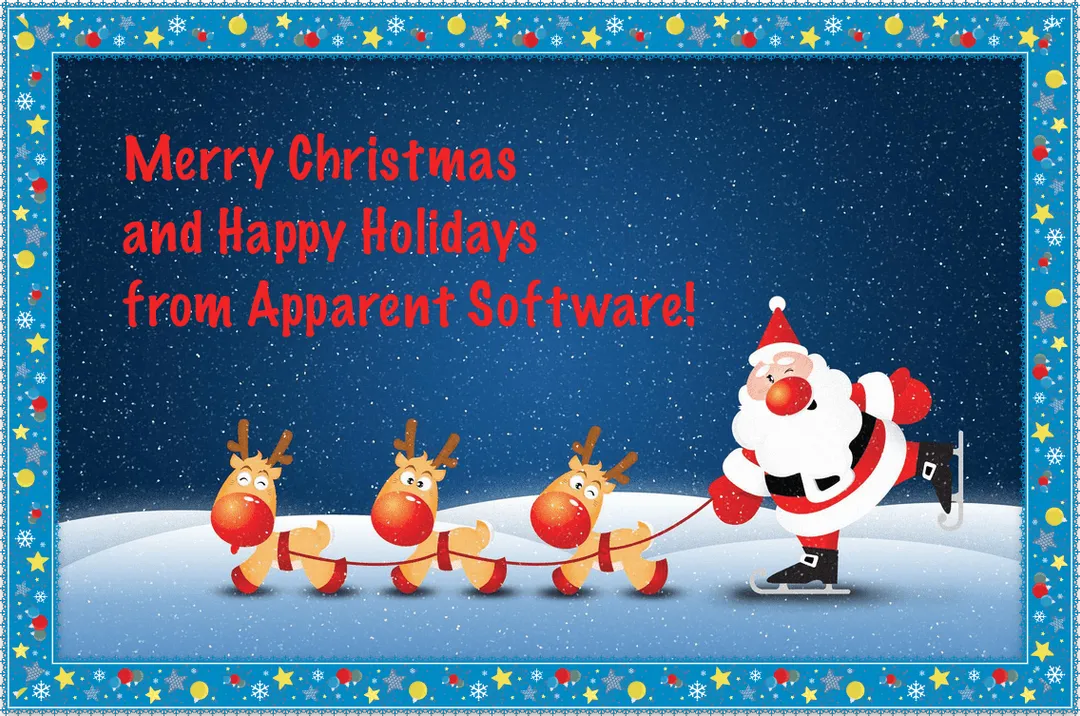 Merry Christmas from Apparent Software