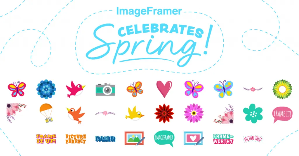 ImageFramer Celebrates Spring stickers