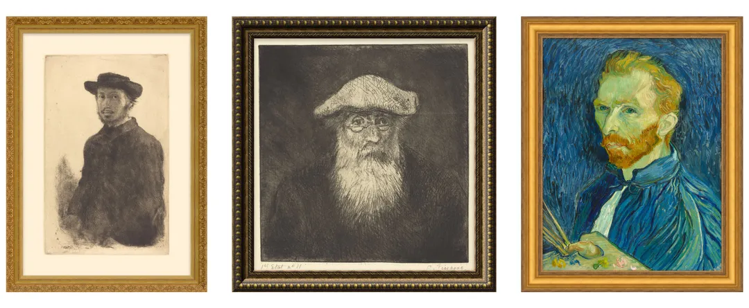 Self-portraits of artists