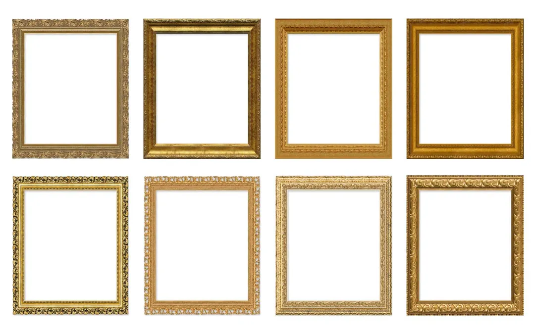 Gold frames available in ImageFramer