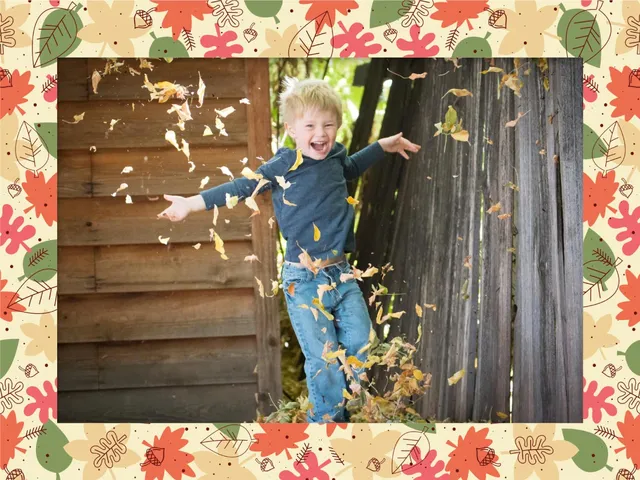 Fall frame for Mac available in ImageFramer