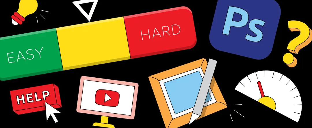 Required skill level for ImageFramer and Photoshop