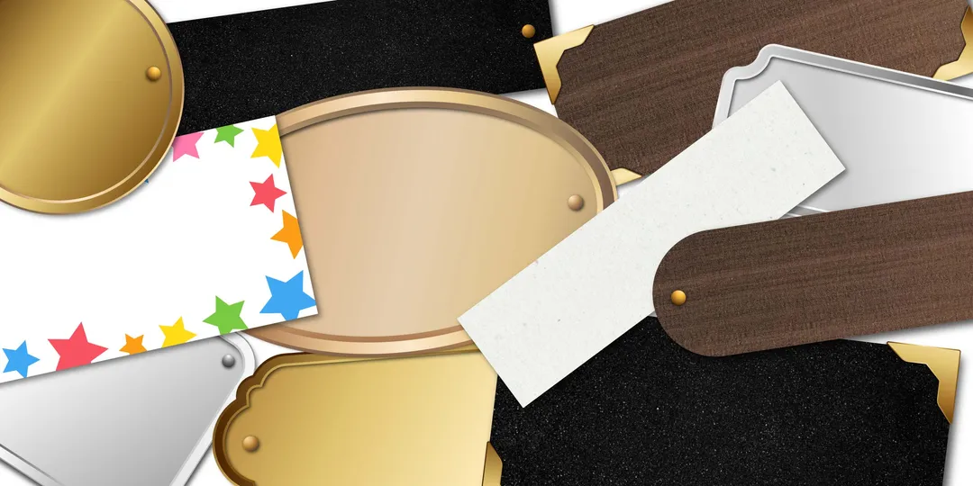 Digital name plates available for Mac