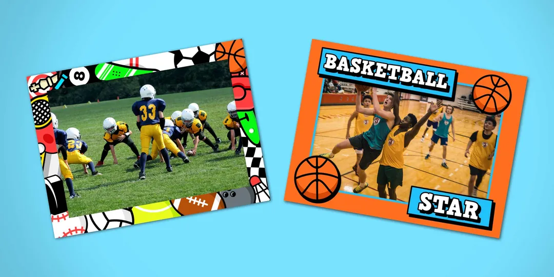 Sports frames for Mac in ImageFramer