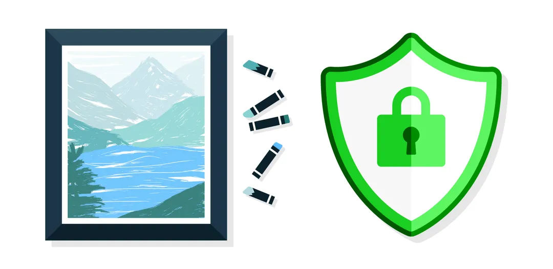 Mat protects art from environmental damage