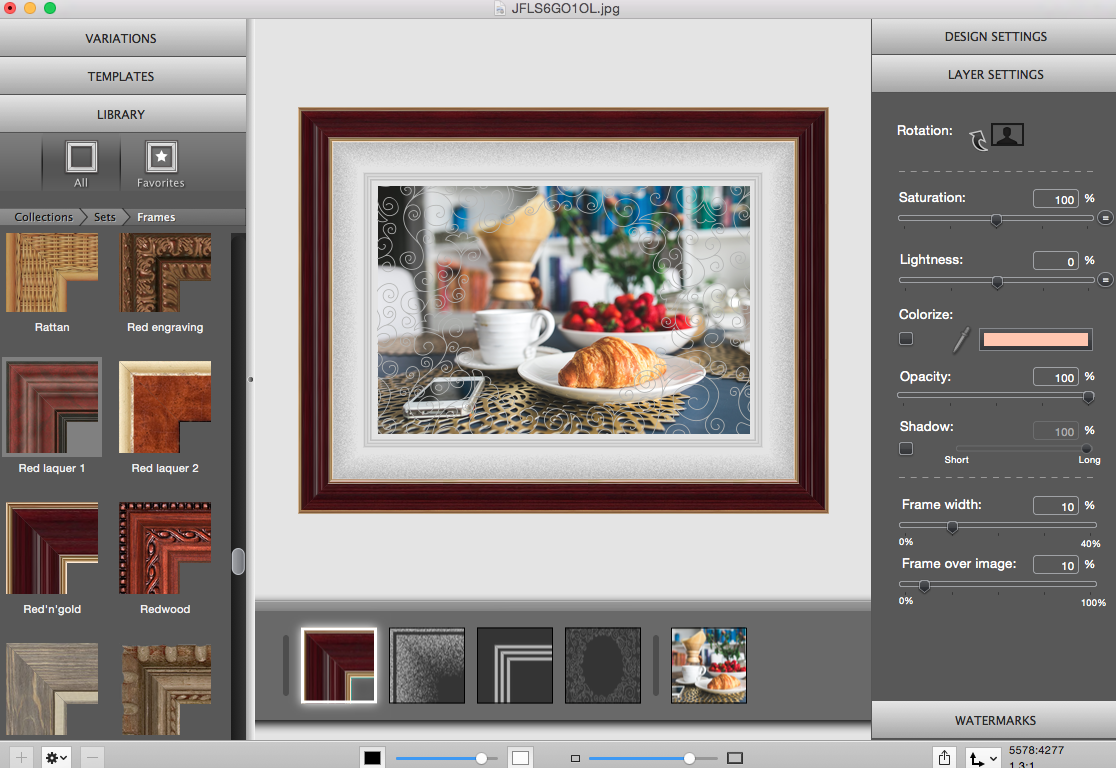 Use ImageFramer to Make Still Life Photos Pop