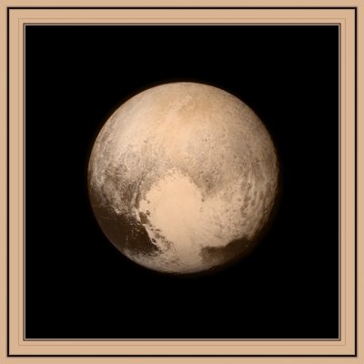 Pluto has been framed