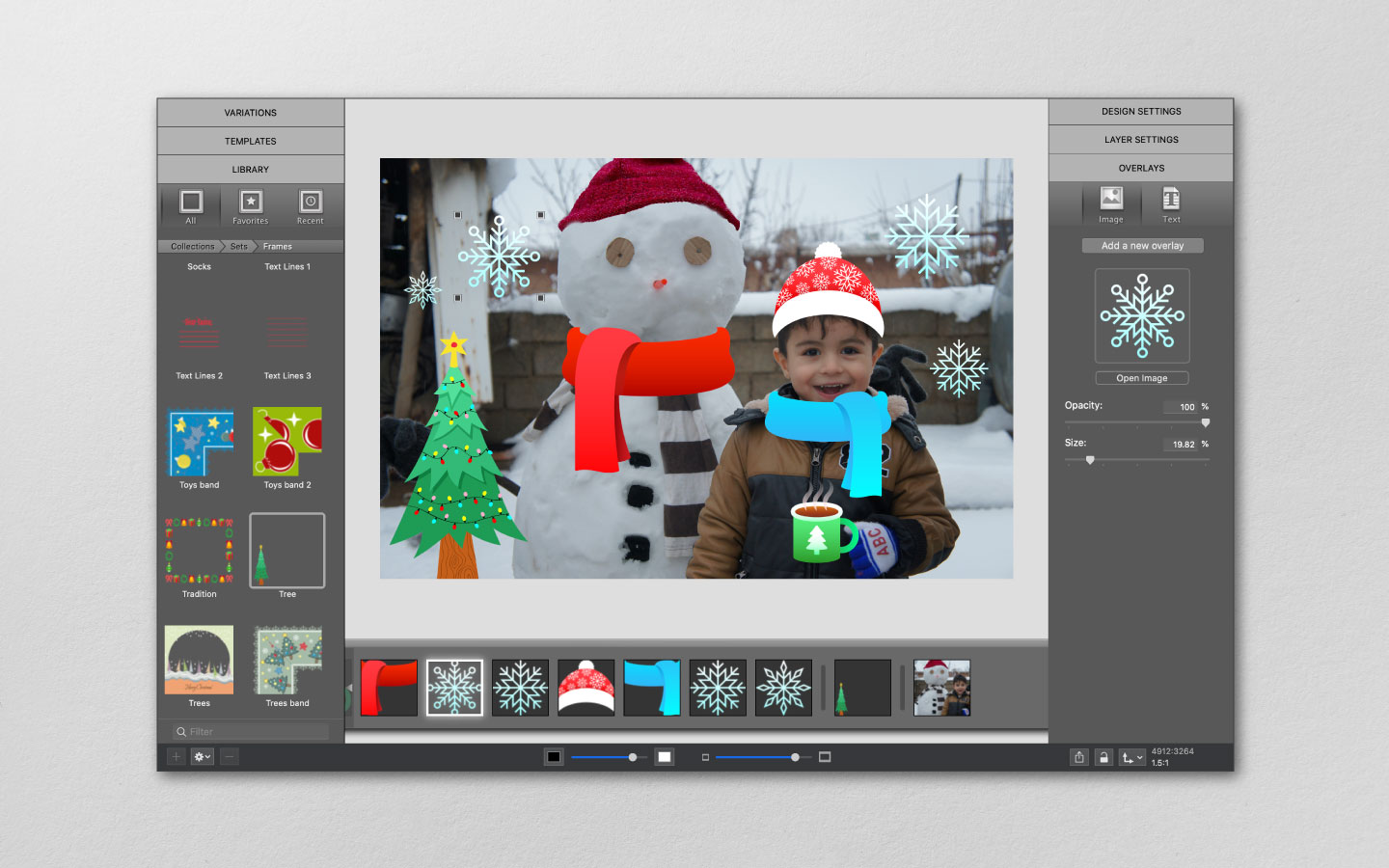 How to use digital stickers in ImageFramer