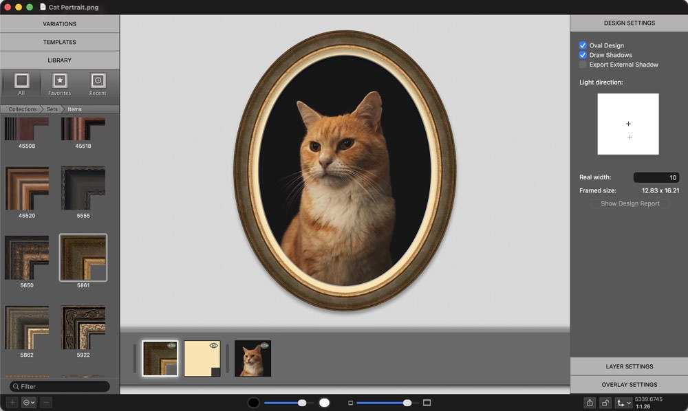 Meet Oval Frames in ImageFramer 4.9